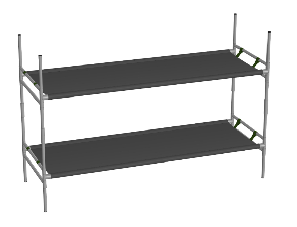 Ліжко похідне модульне металеве Меблева Фабрика Вересень